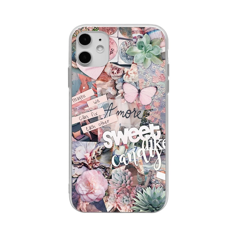 

Aesthetic Collage iPhone Case, Multicolor