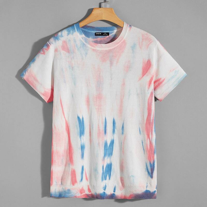 

Guys Tie Dye Knit Top, Multicolor