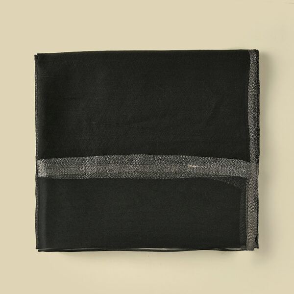 

Glitter Detail Scarf, Black