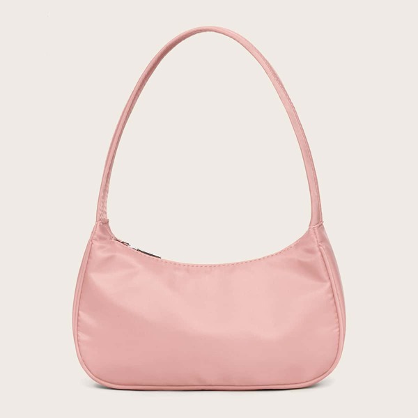

Minimalist Baguette Bag, Baby pink