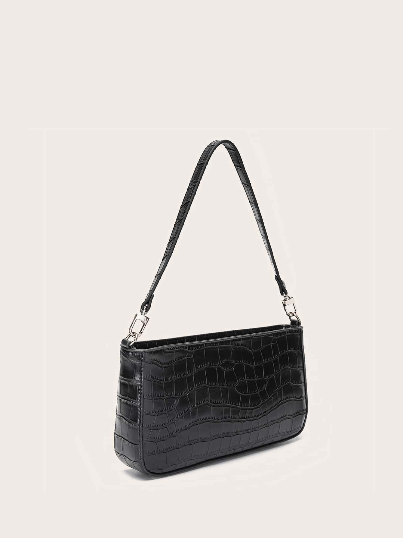 croc baguette bag