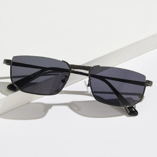

Men Metal Frame Sunglasses, Black
