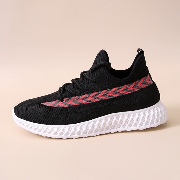 

Lace-up Decor Wide Fit Sneakers, Black