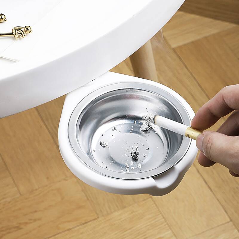 

Sticky Rotating Ashtray, White