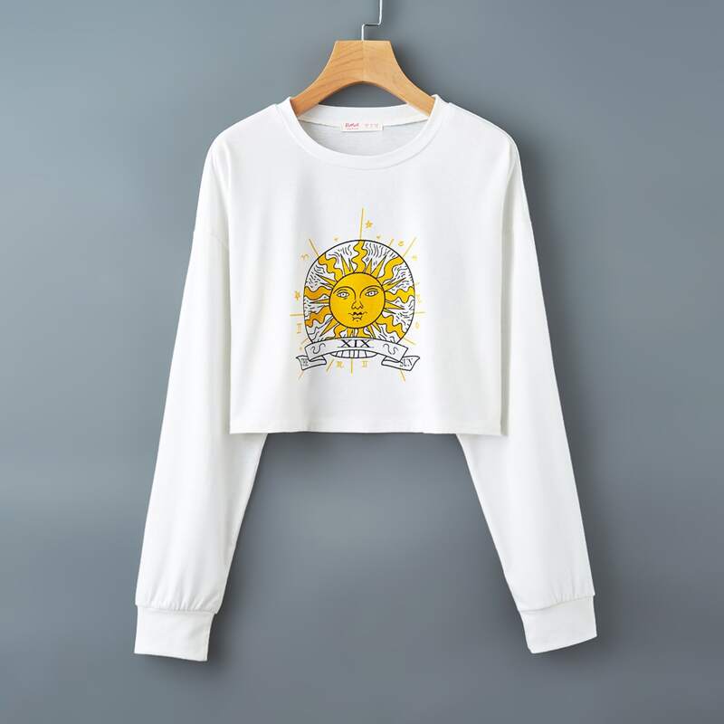 

Sun Graphic Tee, White