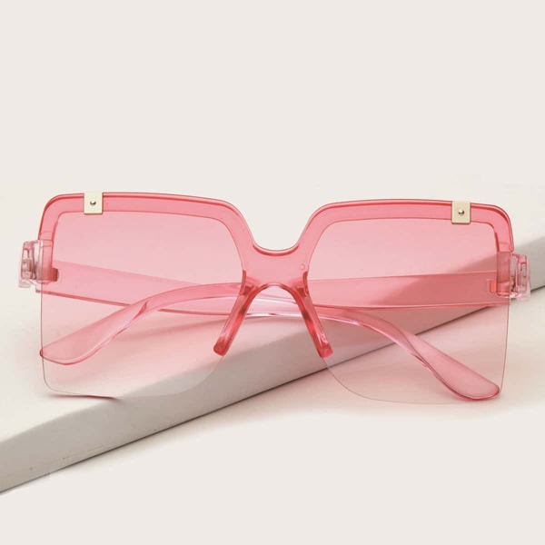 

Square Frame Sunglasses, Pink