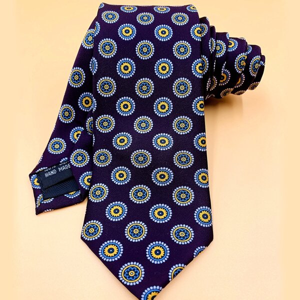 

Men Flower Pattern Tie, Multicolor