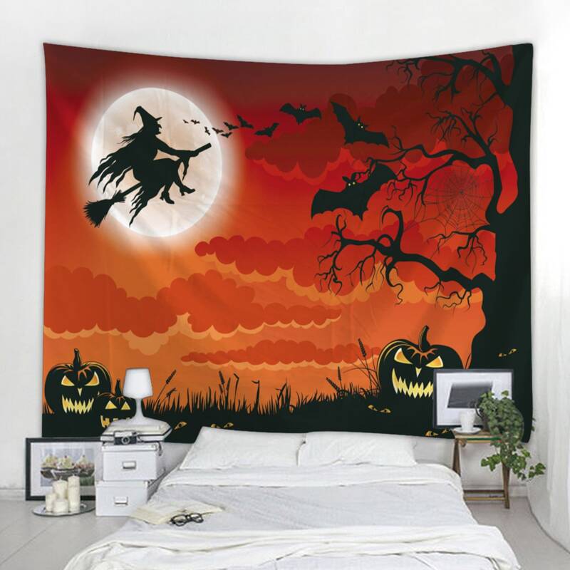 

Halloween Print Tapestry, Multicolor