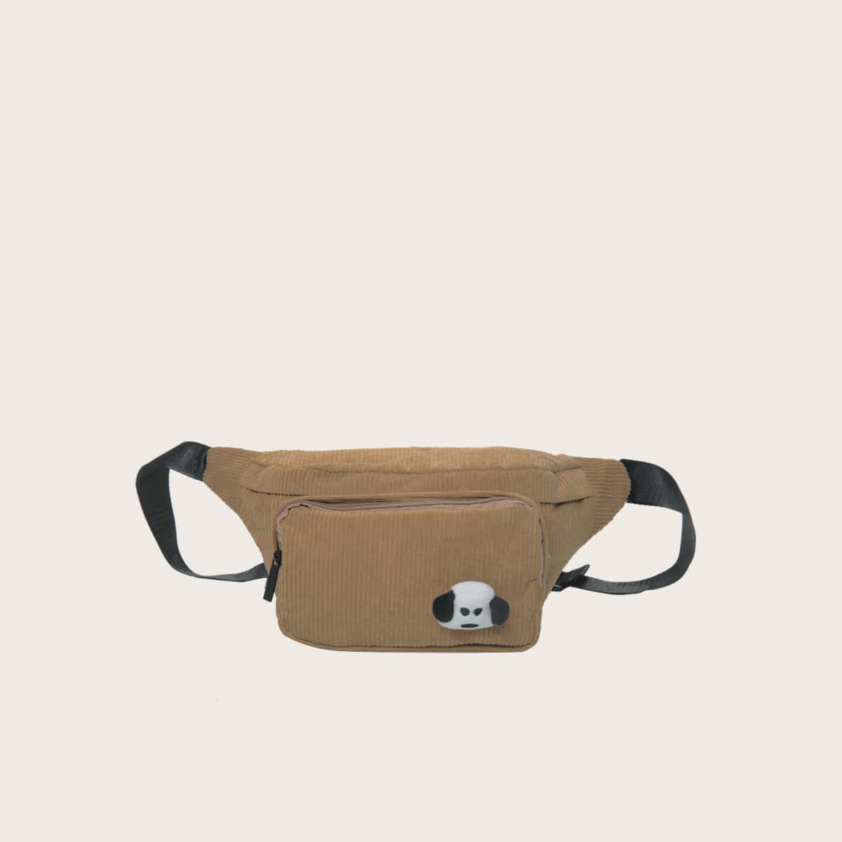 

Corduroy Pocket Fanny Pack, Camel