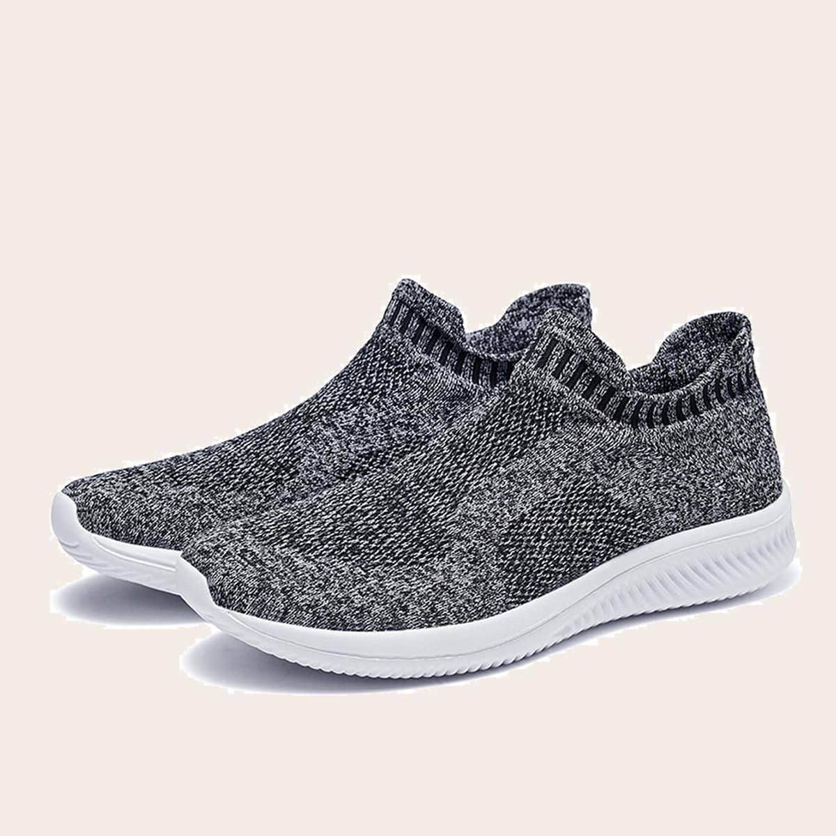 

Guys Knit Slip On Sneakers, Grey