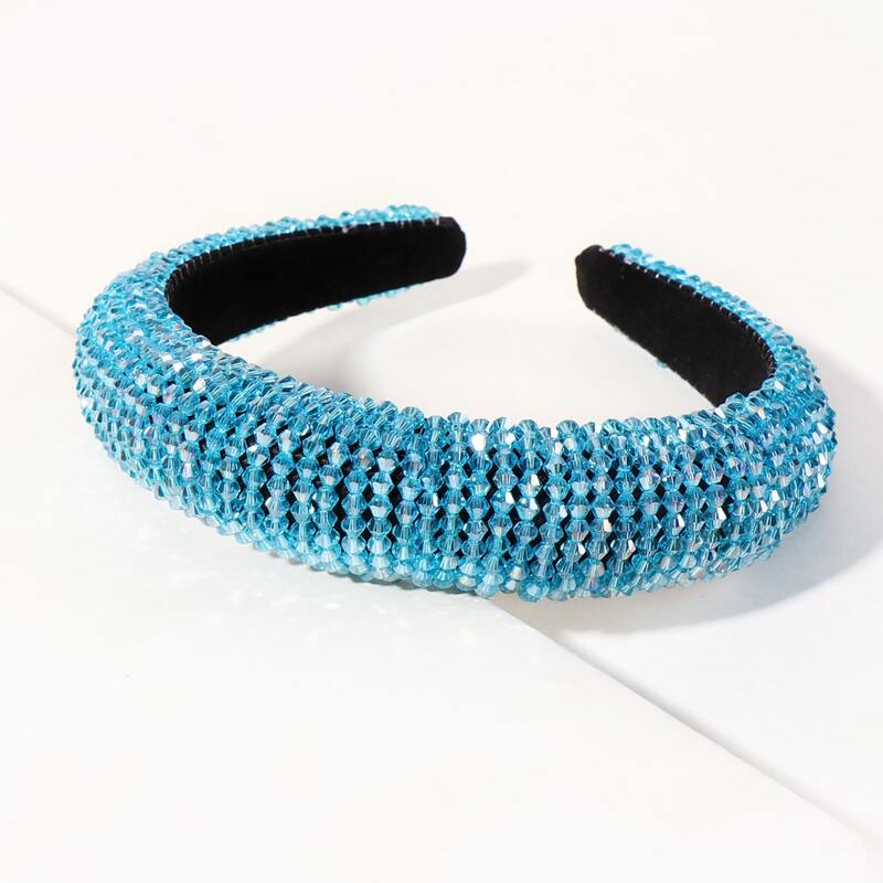 

Rhinestone Decor Hair Hoop, Blue