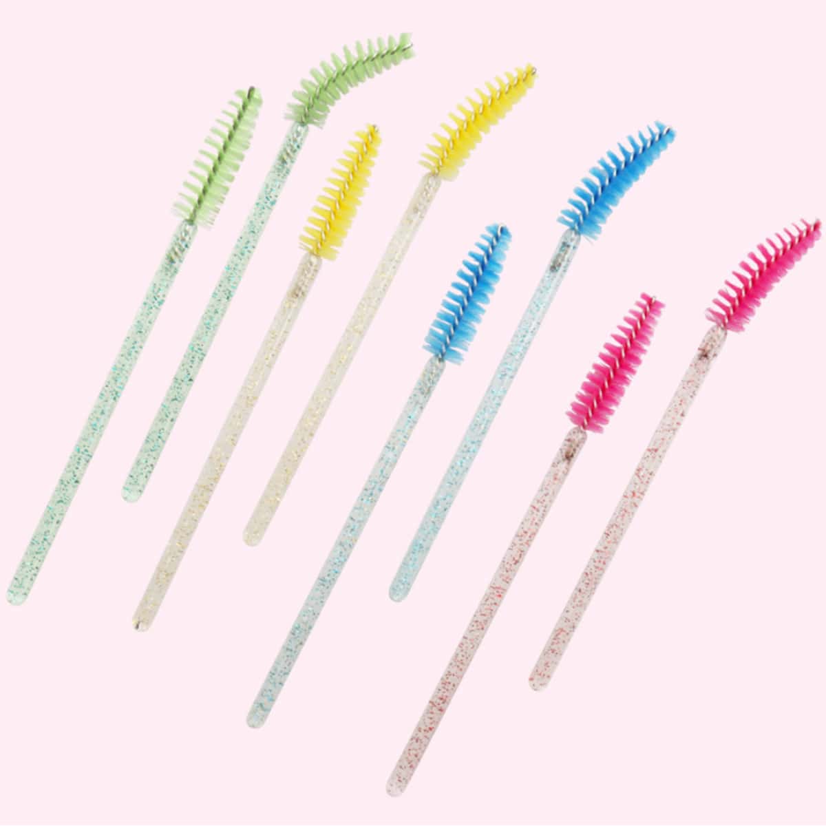 

Random 50pcs Eyelash Brush, Multicolor