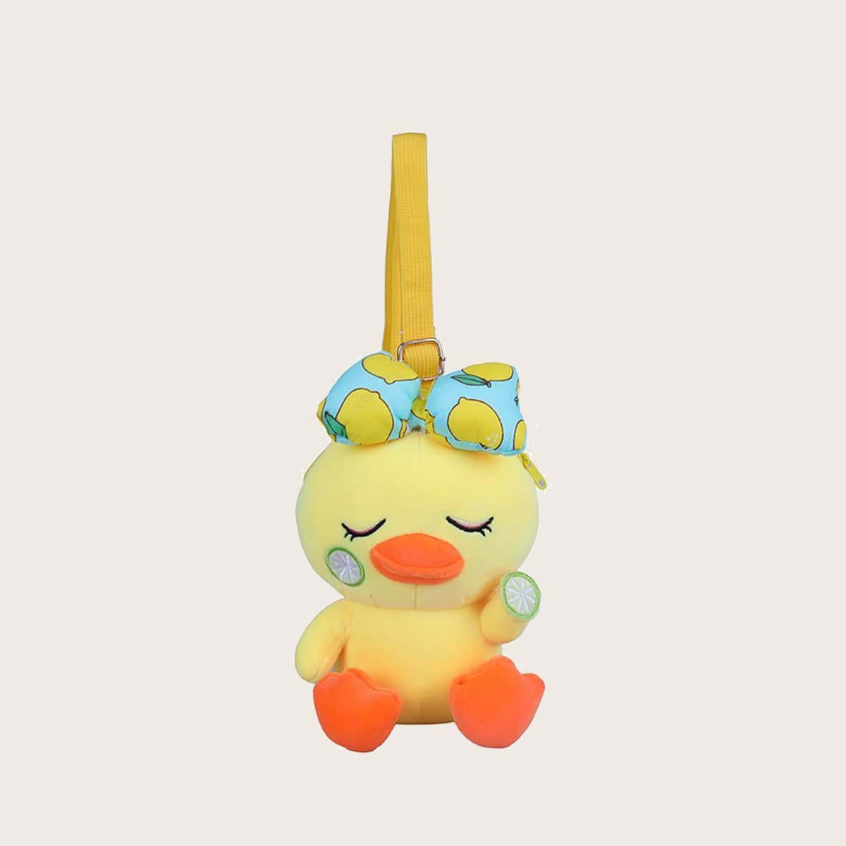 

Cartoon Duck Crossbody Bag, Yellow pastel