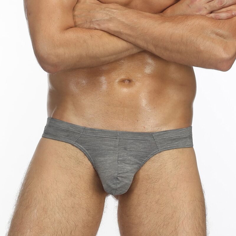 

Men Solid Brief, Grey