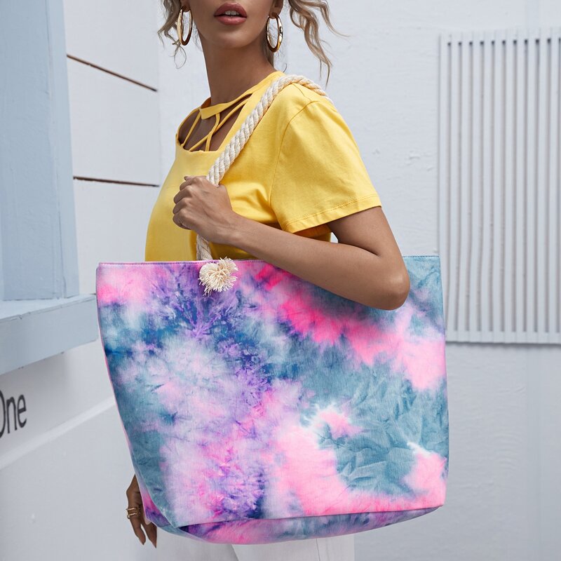 

Tie Dye Tote Bag, Multicolor