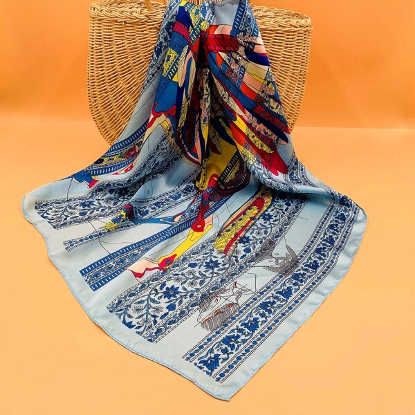 

Ditsy Flower Pattern Bandana, Multicolor