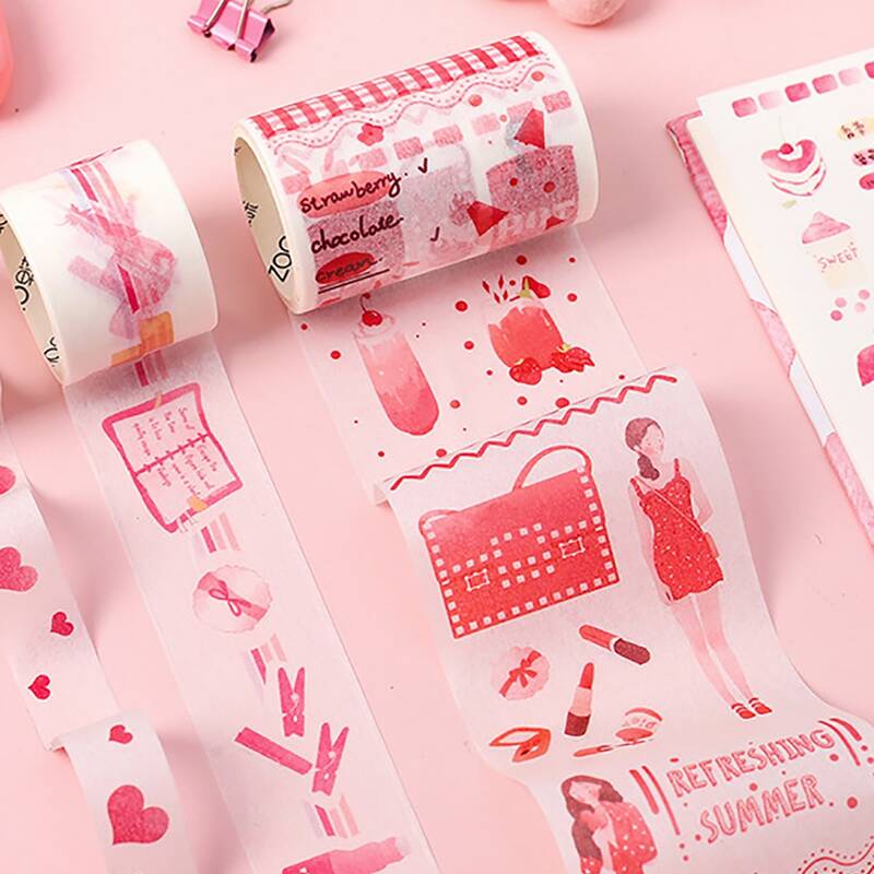 

1roll Random Pattern DIY Tape, Multicolor