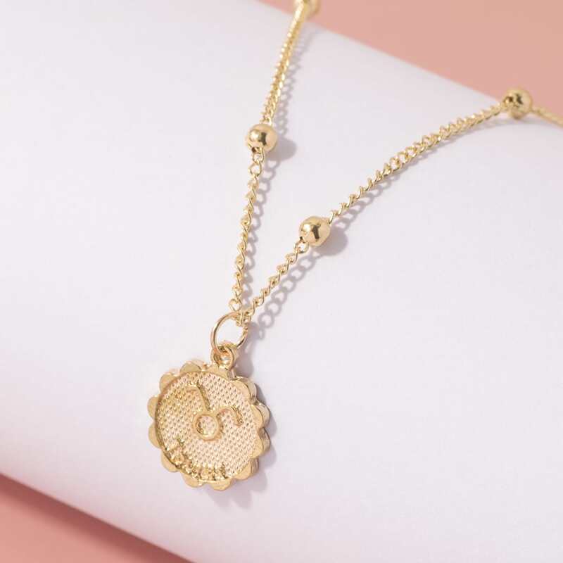 

Taurus Pendant Chain Necklace, Gold