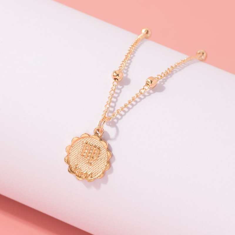 

Virgo Pendant Chain Necklace, Gold