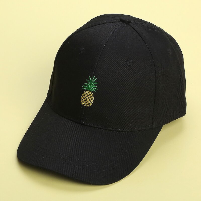 

Pineapple Baseball Cap, Black