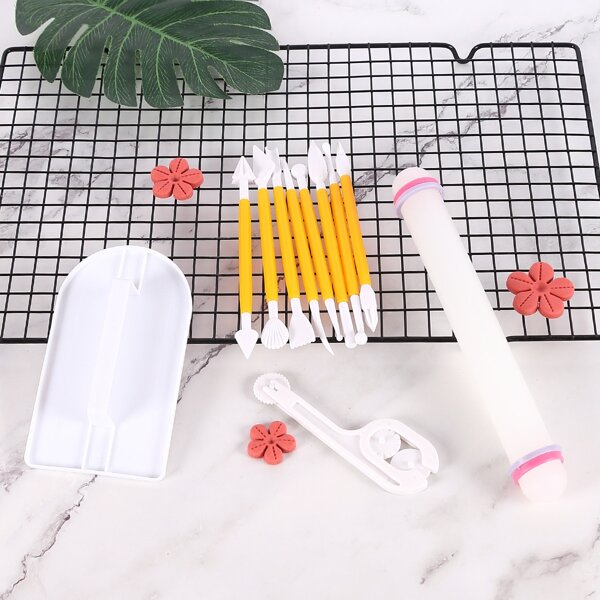 

11pcs Cake Carving Tool, Yellow