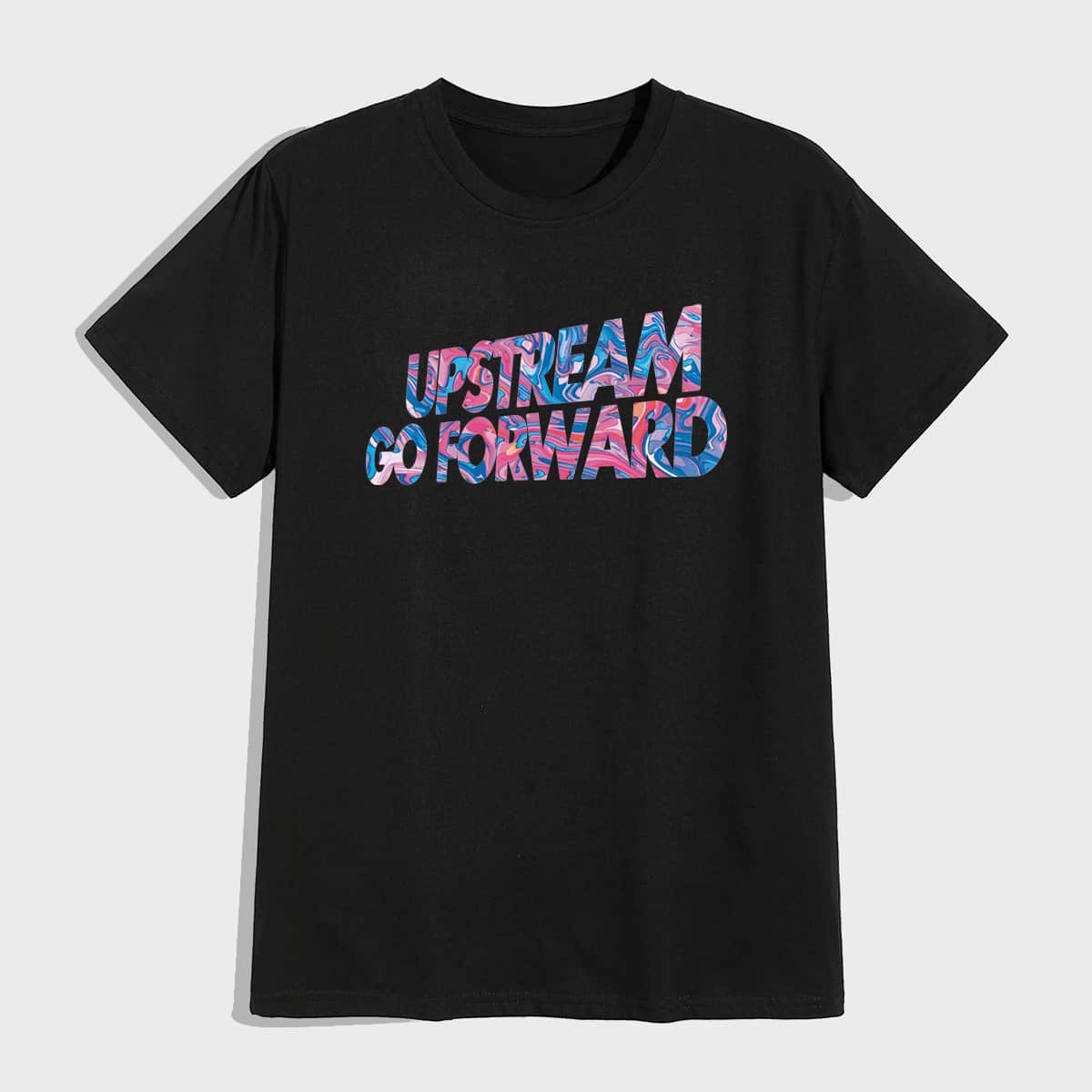 

Guys Letter Graphic Tee, Black