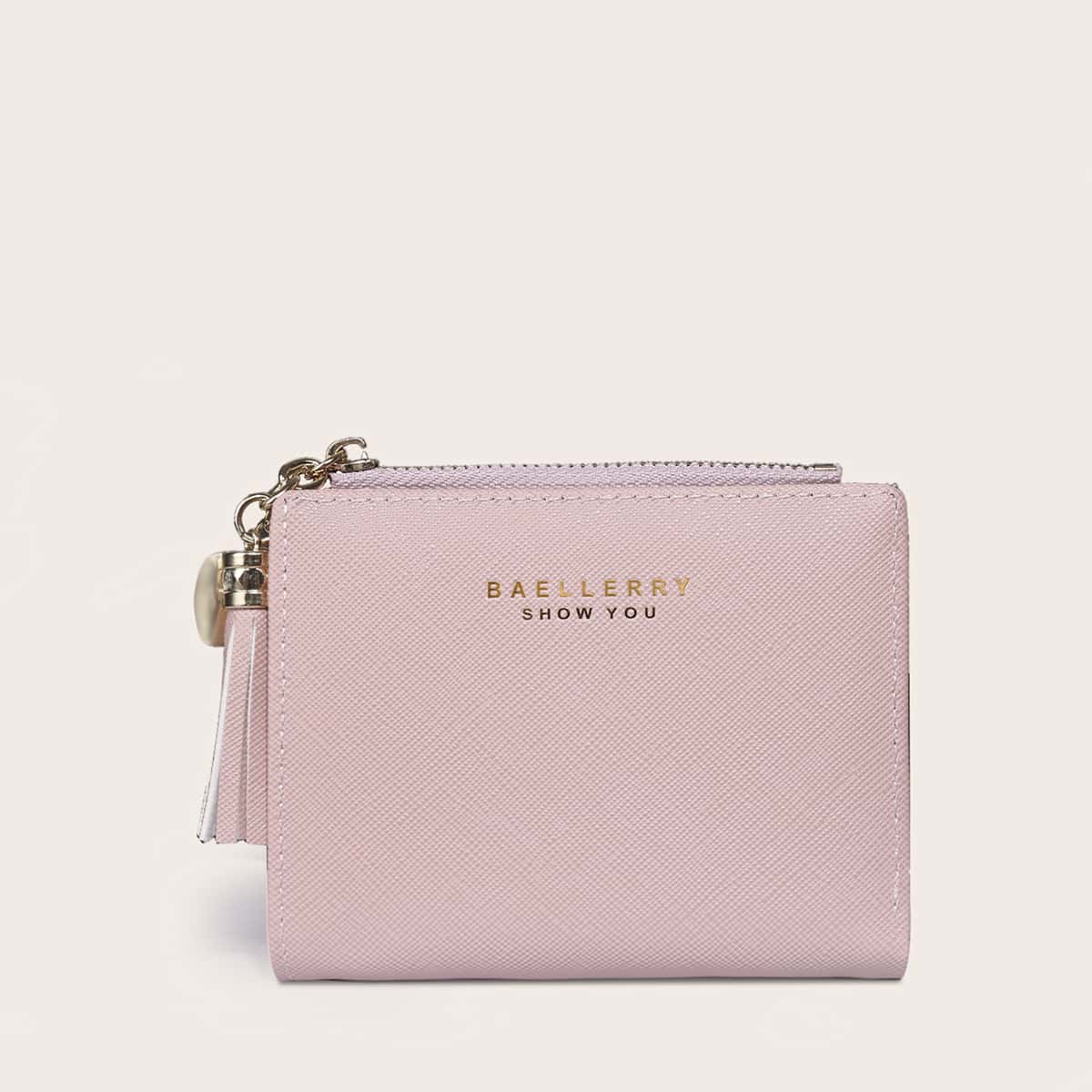

Tassel Decor Purse, Pink