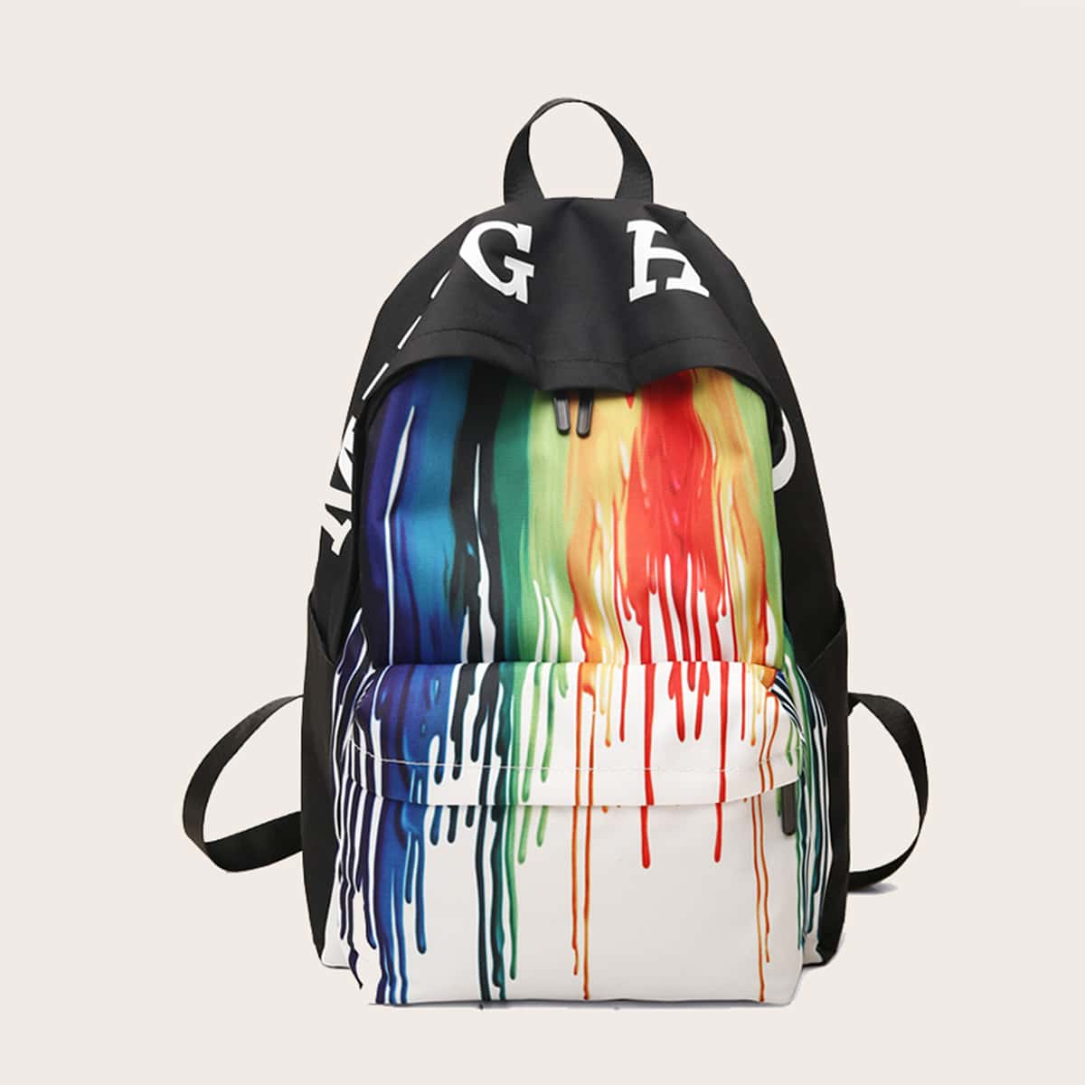 

Rainbow Zip Backpack, Multicolor
