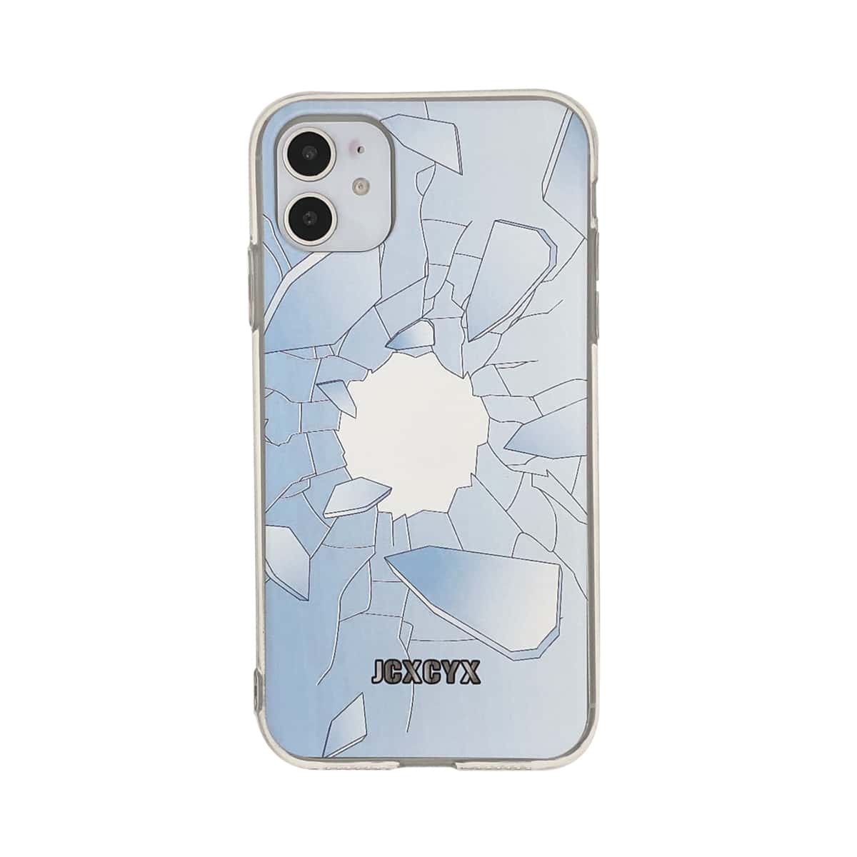 

Glass Shard Print iPhone Case, Multicolor