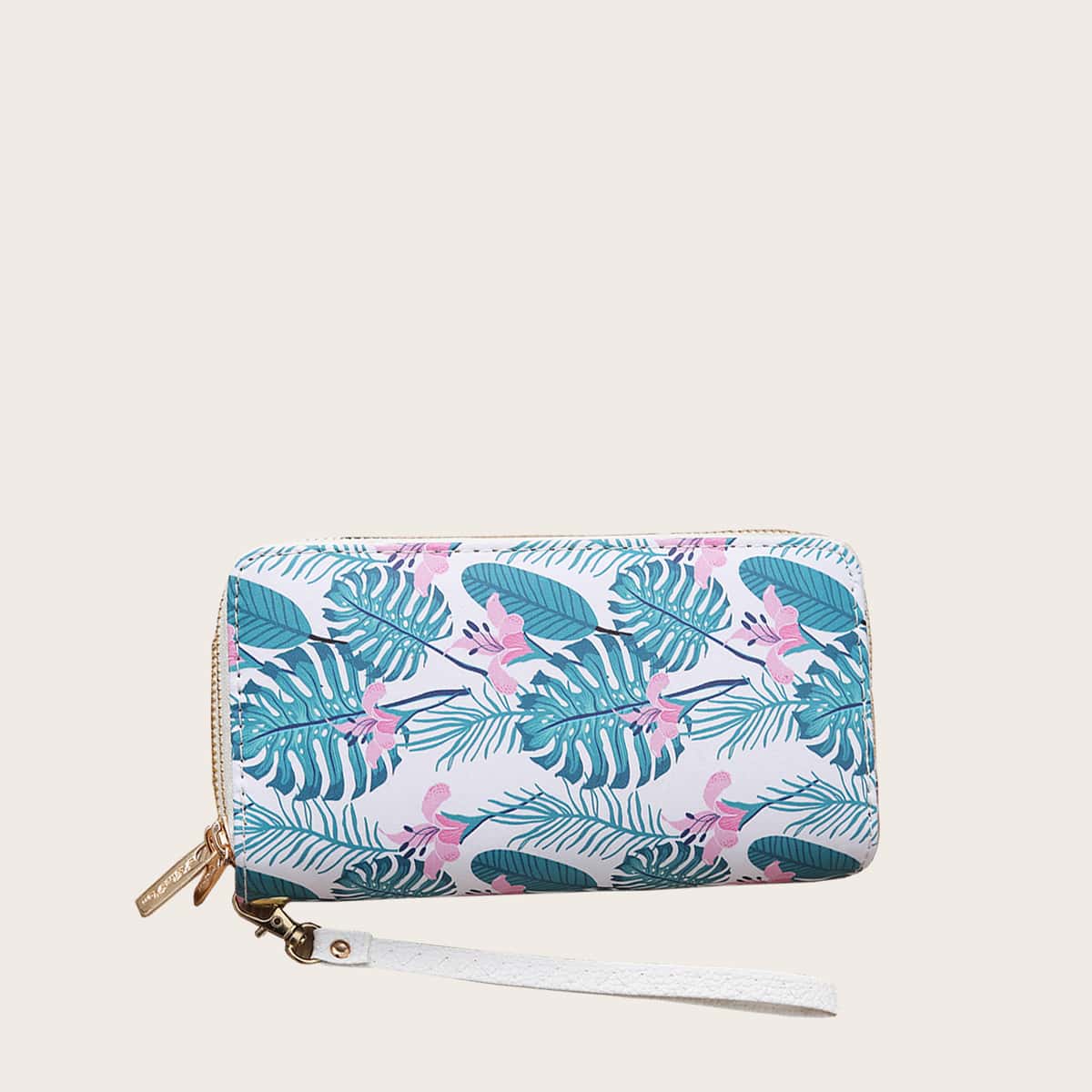 

Zip Around Graphic Purse, Multicolor