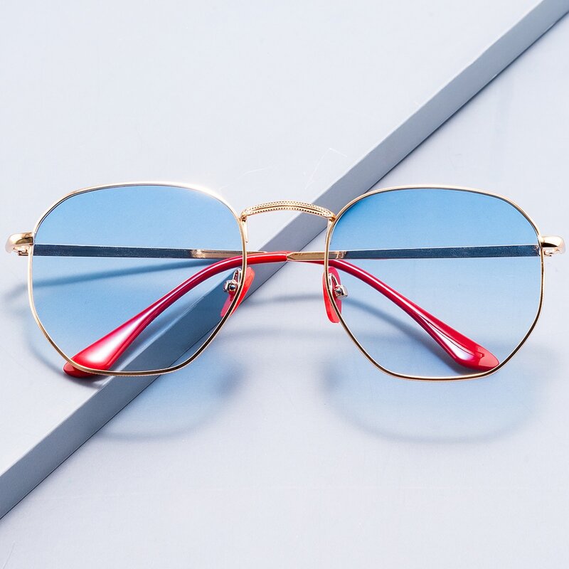 

Guys Metal Frame Sunglasses, Blue