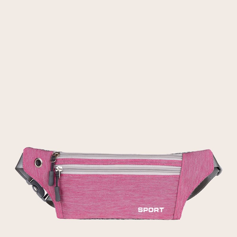 

Letter Graphic Fanny Pack, Pink