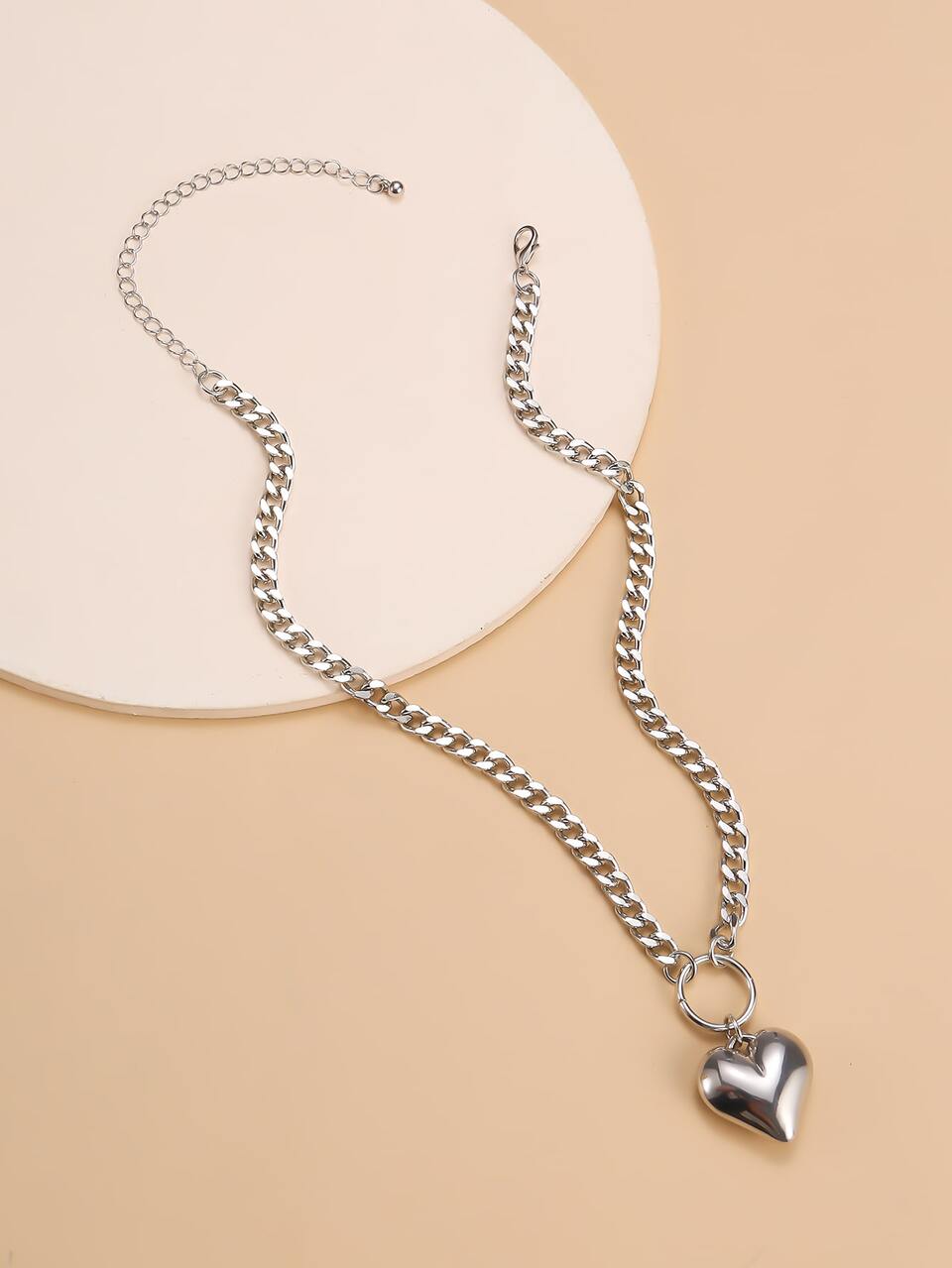Heart Charm Chain Necklace