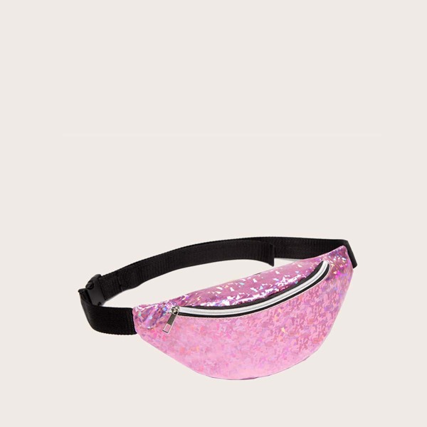 

Confetti Graphic Fanny Pack, Baby pink