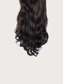 16 piezas postizo largo y rizado - Marrón - Ver 3