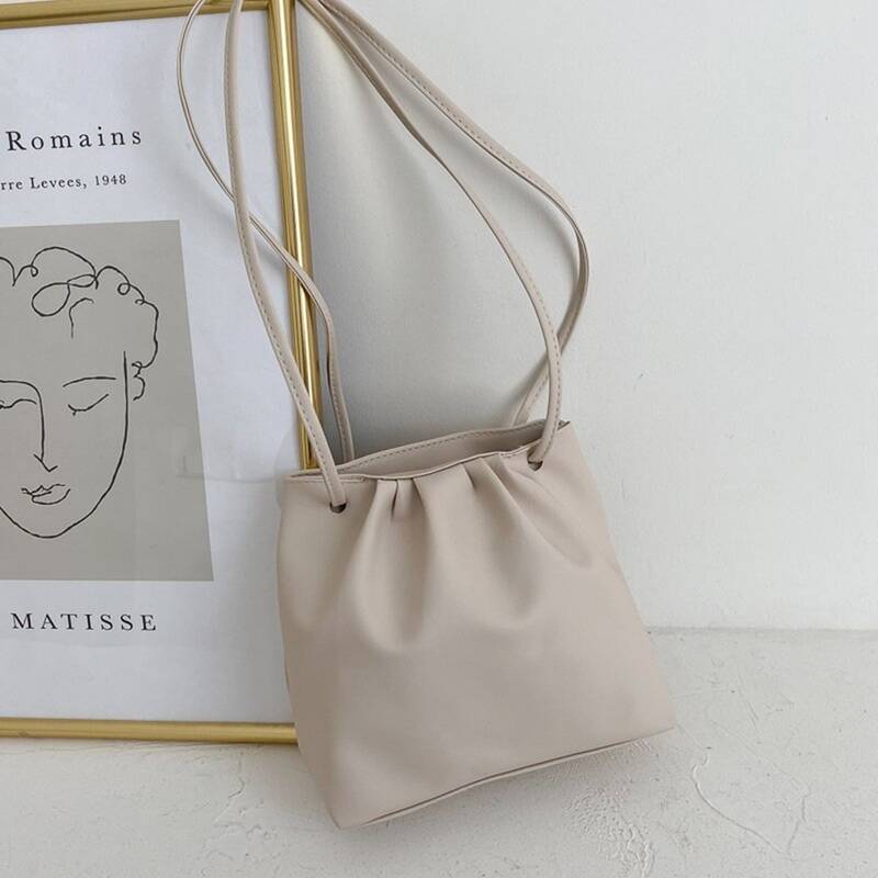 

Minimalist Crossbody Bag, Beige pastel