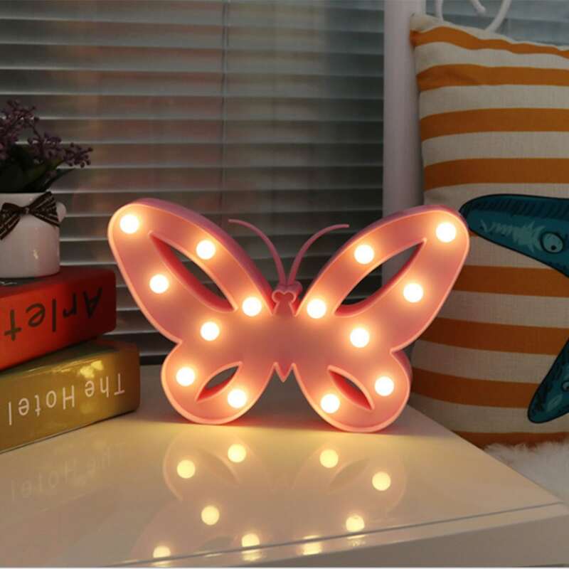 

Butterfly Shaped Night Light, Yellow