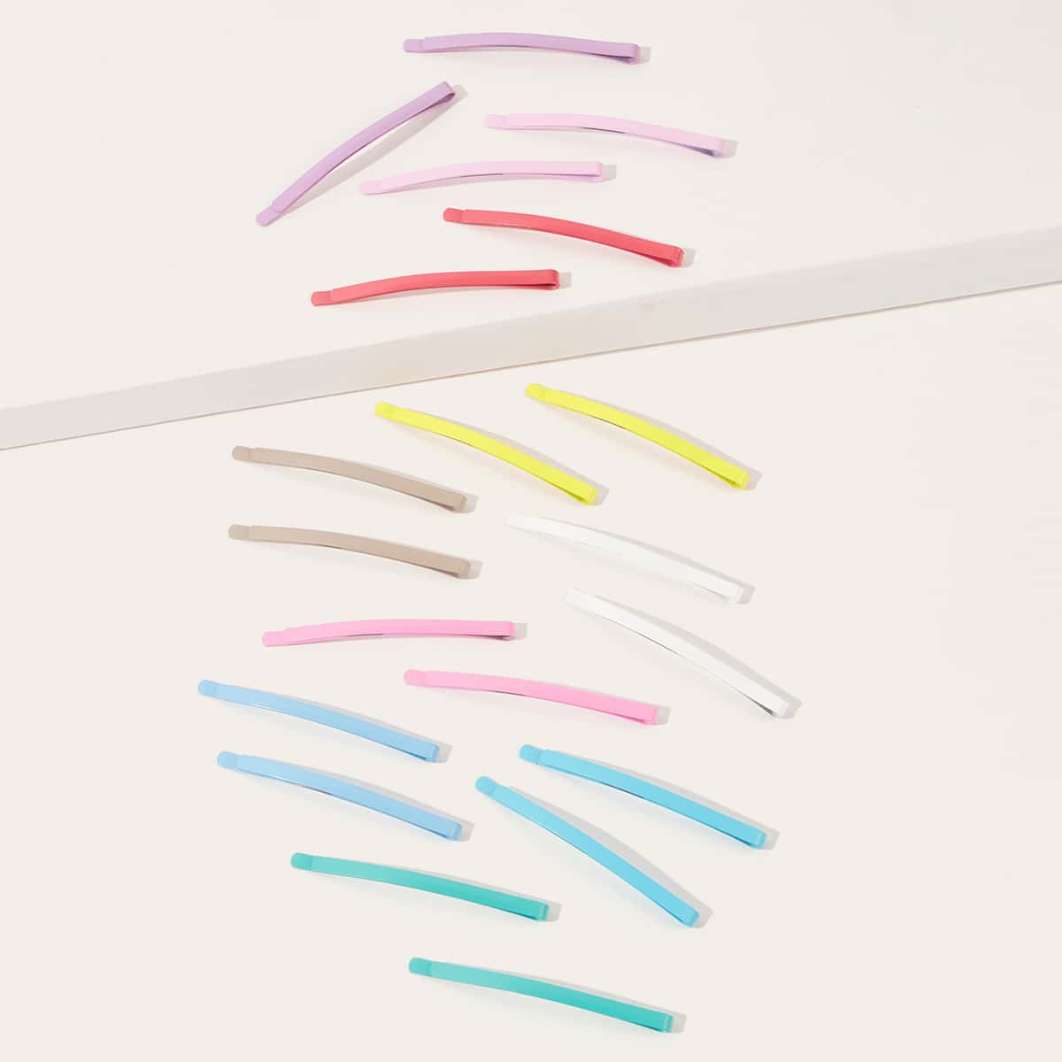 

20pcs Colorful Simple Bobby Pin, Multicolor