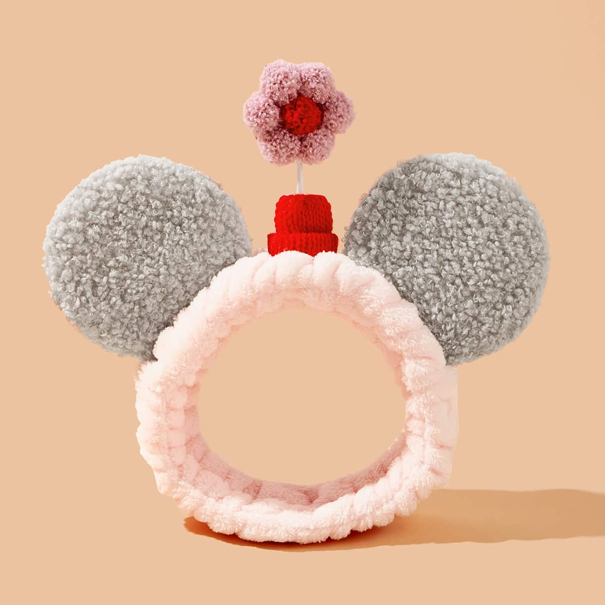 

1pc Random Mouse Ears Bath Headband, Multicolor
