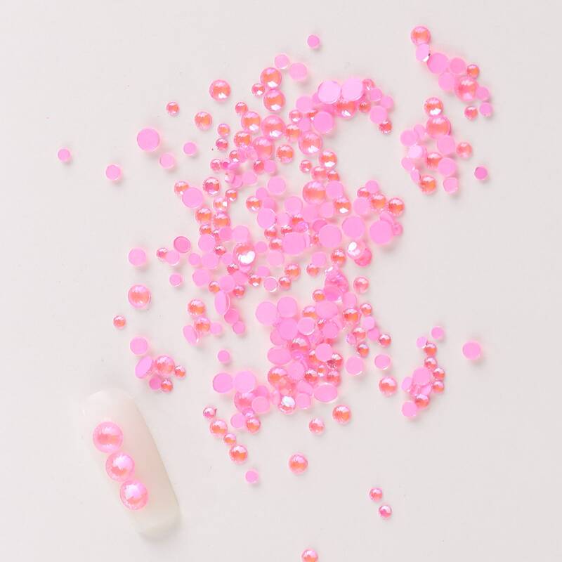 

1pack Nail Art Decoration Rhinestone, Pink