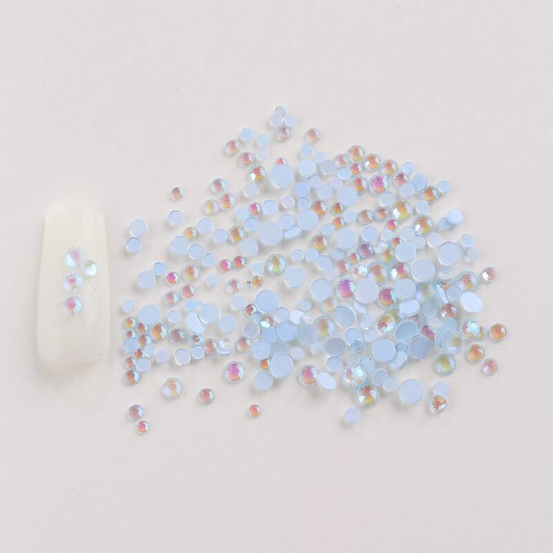 

1pack Nail Art Decoration Rhinestone, Baby blue