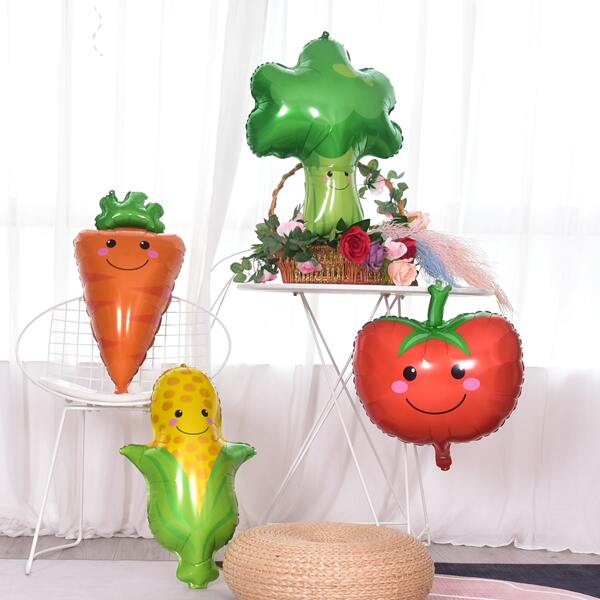 

4pcs Vegetables Shaped Balloon, Multicolor