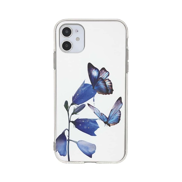 

Чехол для iPhone с принтом бабочек 1шт, Многоцветный