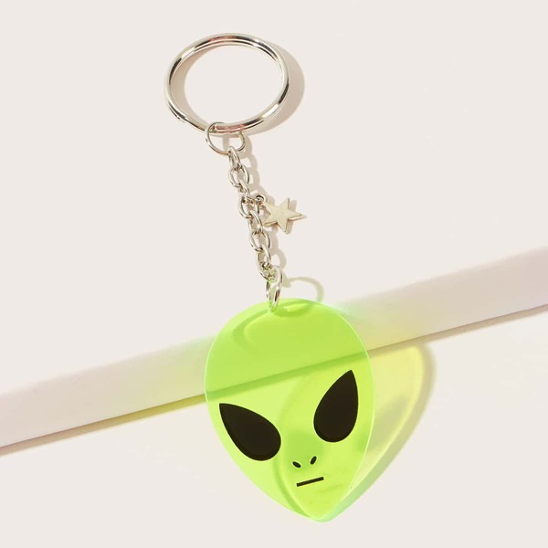 

Alien Pendant Keychain, Multicolor