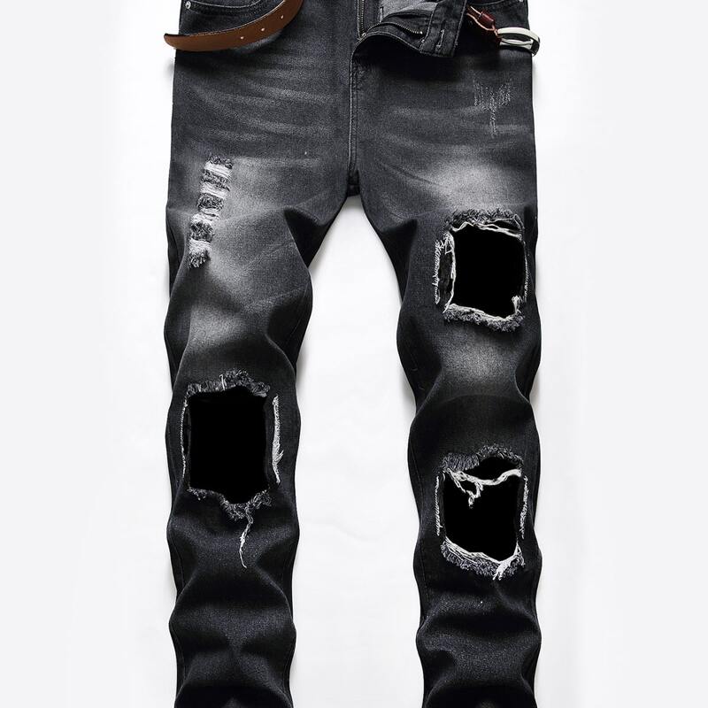 

Guys Ripped Jeans, Black
