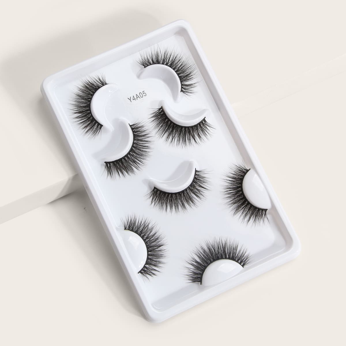 

4pairs 3D Thick False Eyelashes, Black