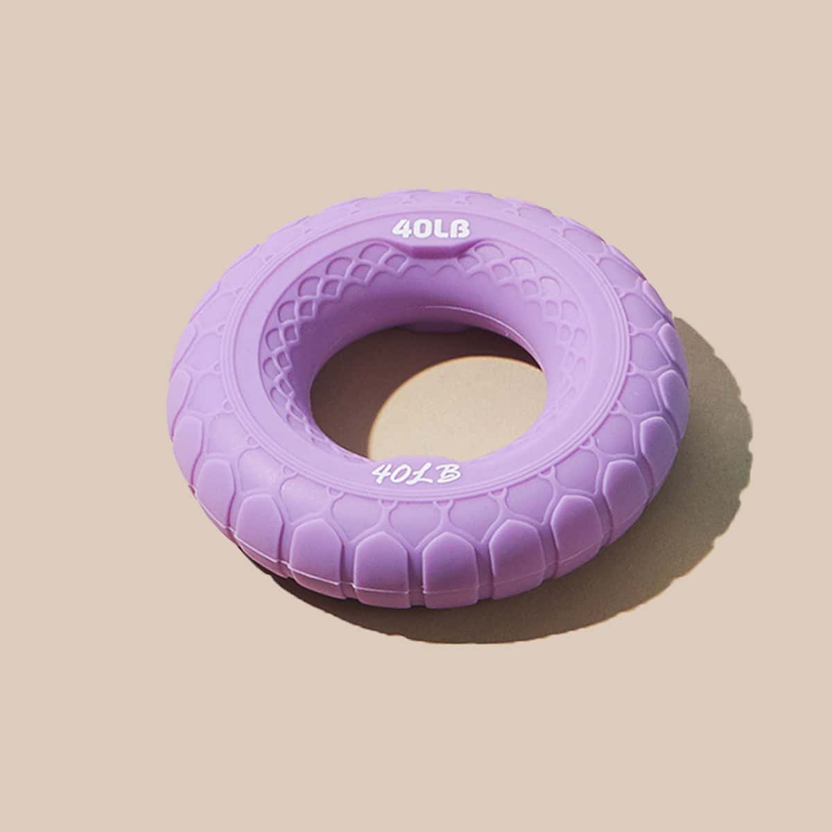 

1pc 40LB Round Silicone Hand Gripper, Purple