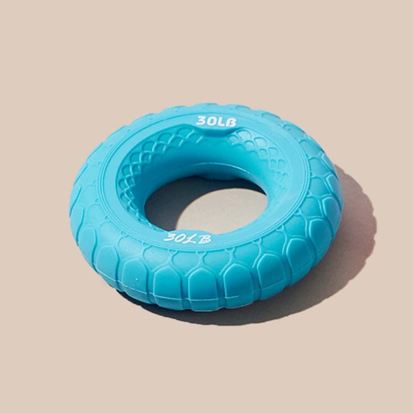 

1pc 30LB Round Silicone Hand Gripper, Blue