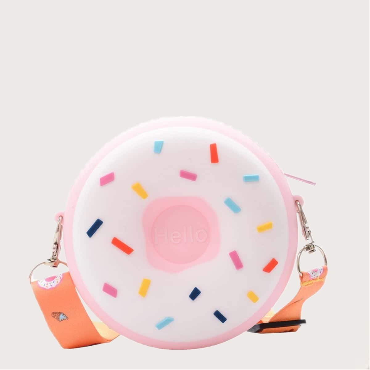 

Donuts Shaped Crossbody Bag, Multicolor