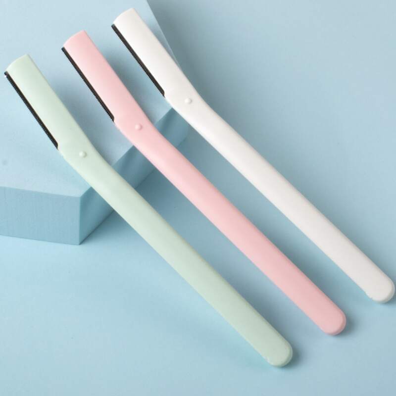 

2pcs Random Eyebrow Trimming Knife, Multicolor
